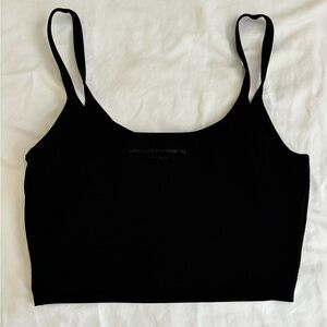 Alexander Wang Black Crop Top